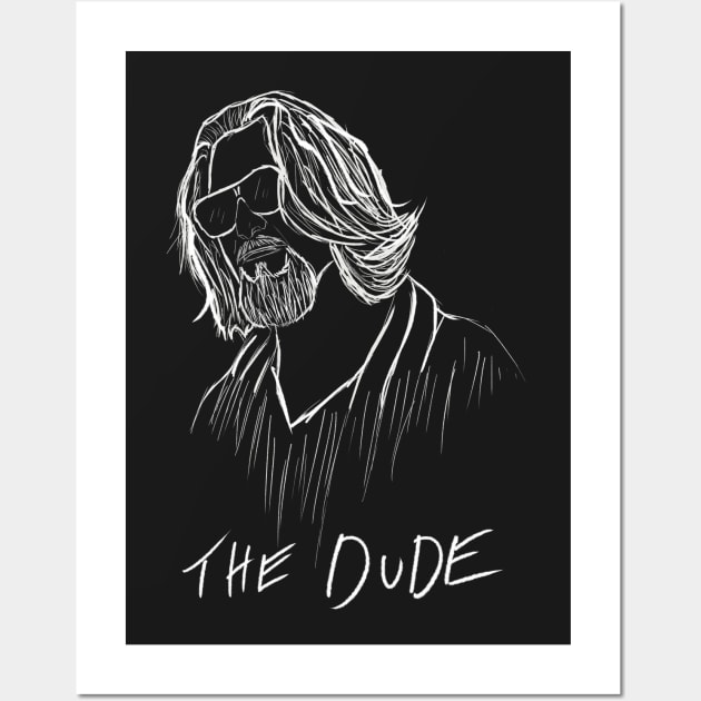 The big lebowski the dude Wall Art by POPITONTHEWALL